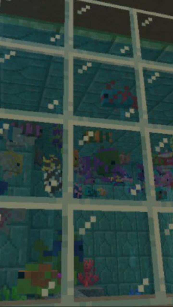 More Fish from SeaLand Aquarium Map for Minecraft PE