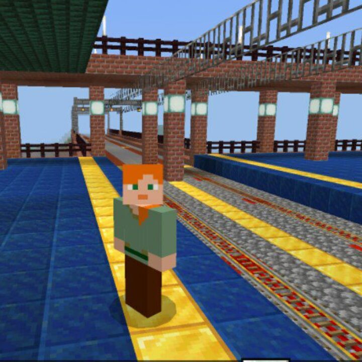 Nanobana Kinako Train Map for Minecraft PE