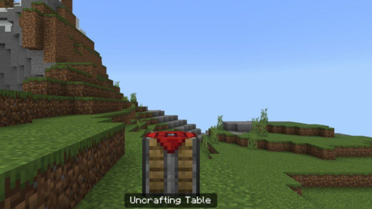 New Items from Uncrafting Table Mod for Minecraft PE