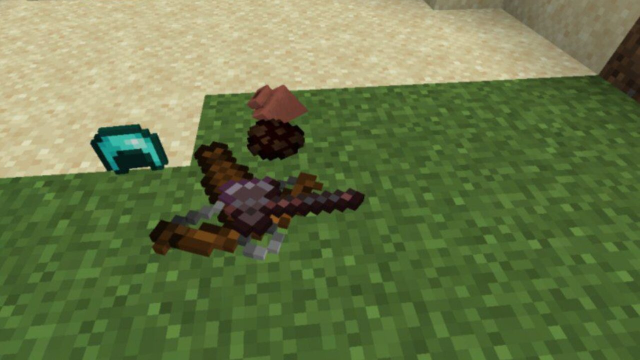 Objects on the Ground Mod for Minecraft PE