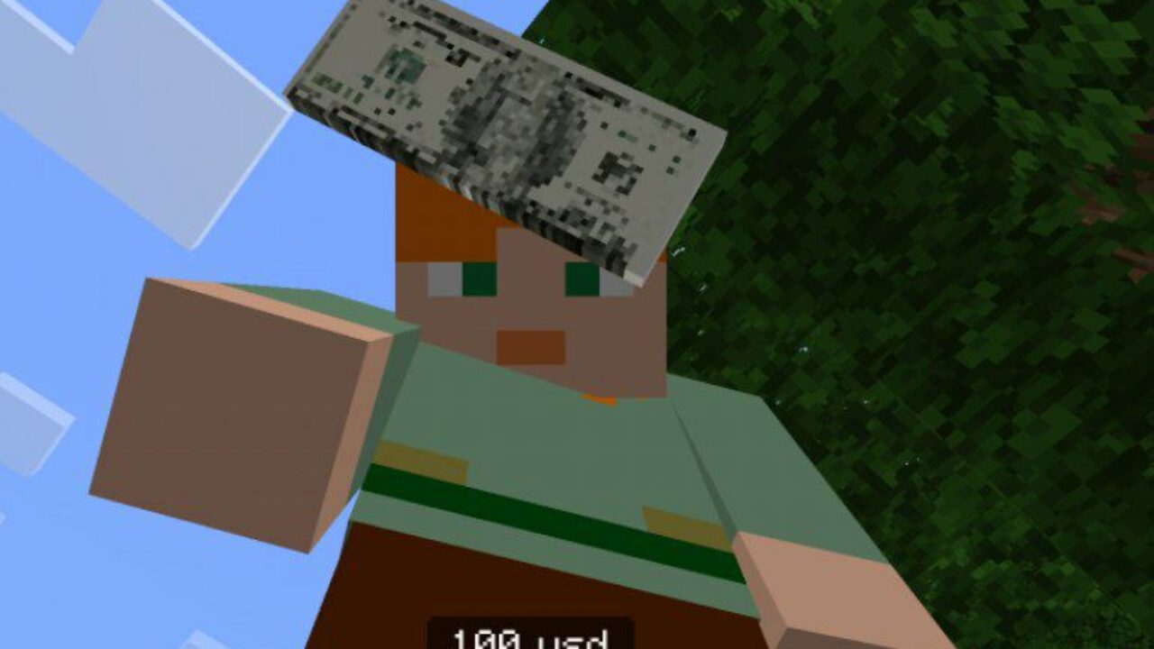 One Hundred from Dollars Mod for Minecraft PE