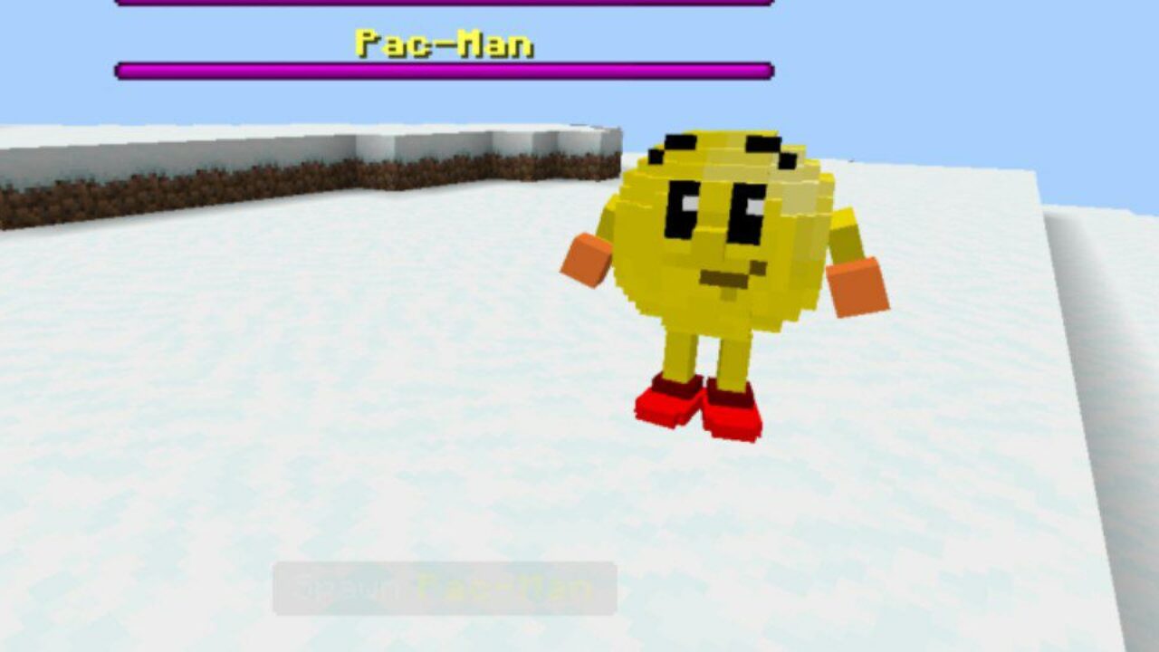 Pac-Man from Multiverse Mod for Minecraft PE