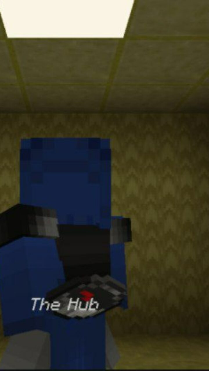 Player from Horror Backrooms Map for Minecraft PE