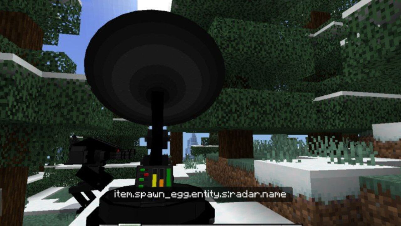 Radar from Spartans Mech Mod for Minecraft PE