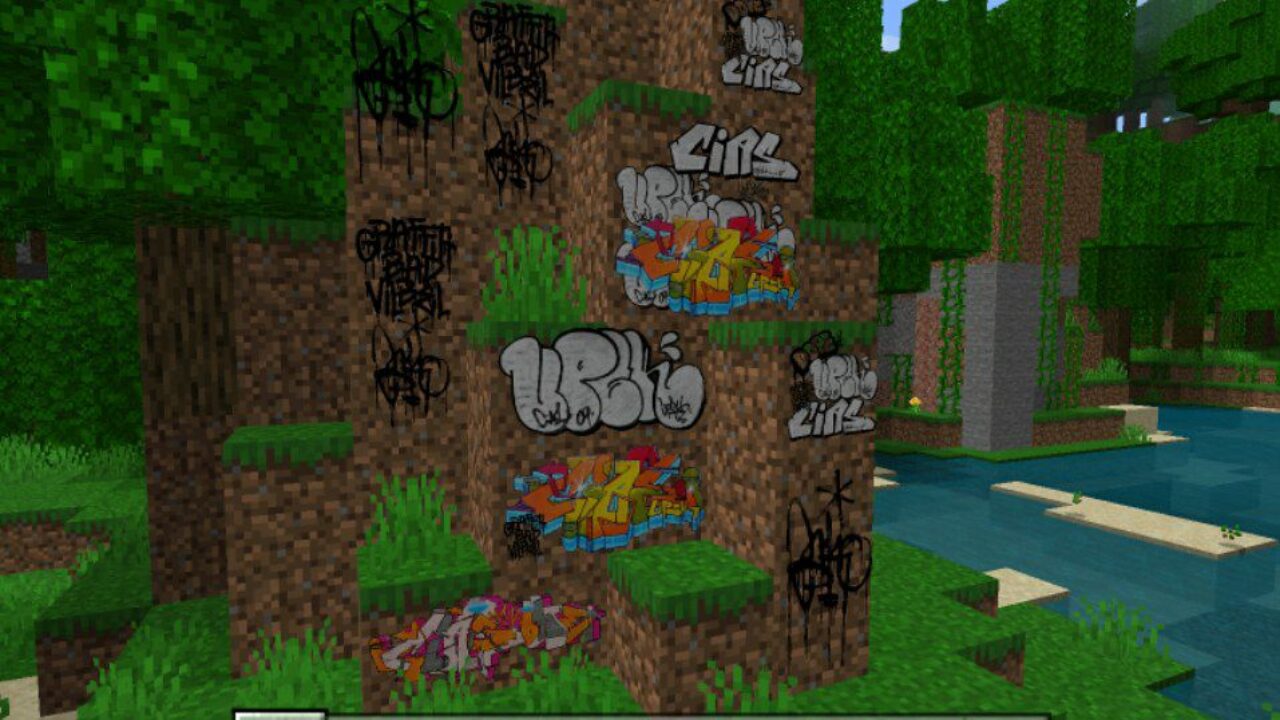 Real Graffiti Mod for Minecraft PE