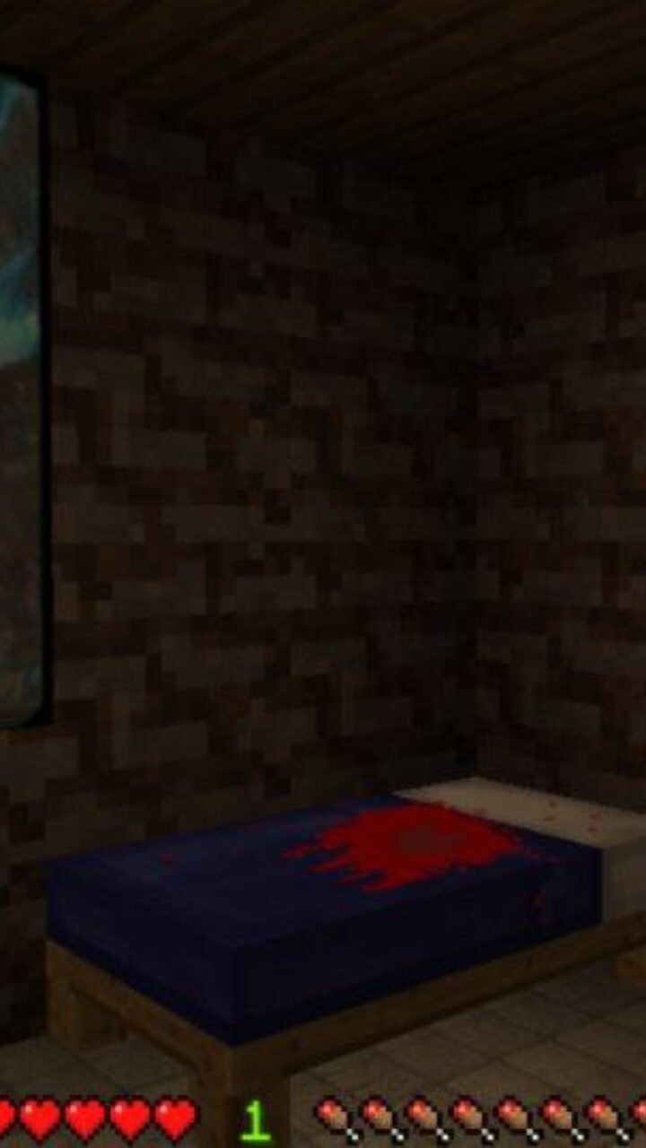 Room from Horror for Two Map for Minecraft PE