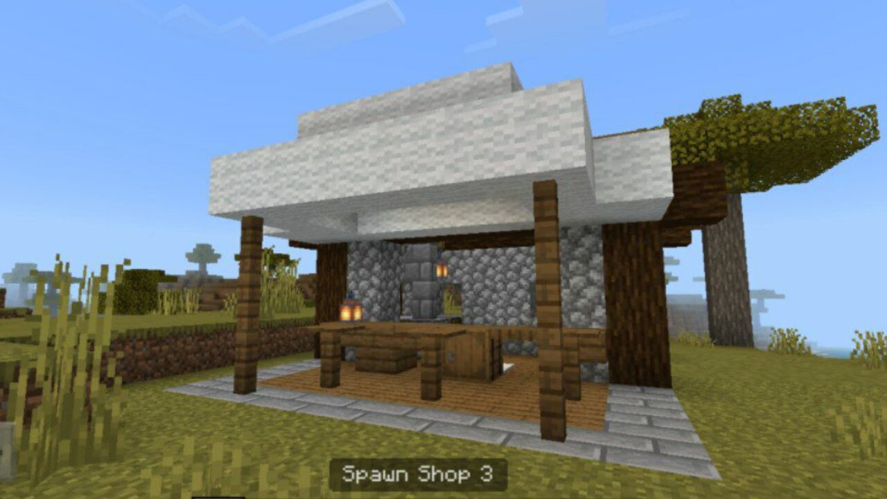 Shop from Villagers House Mod for Minecraft PE