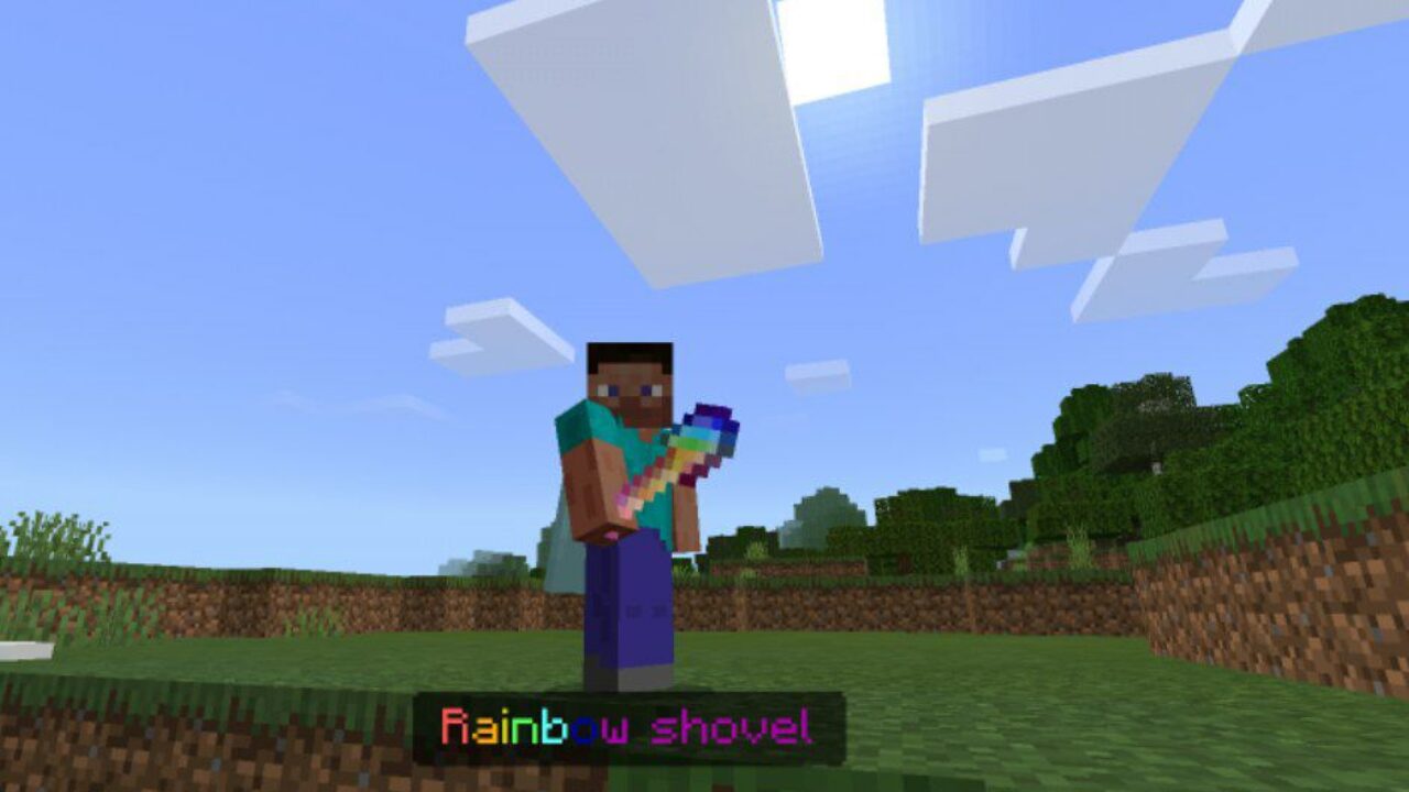 Shovel from Rainbow Items Mod for Minecraft PE