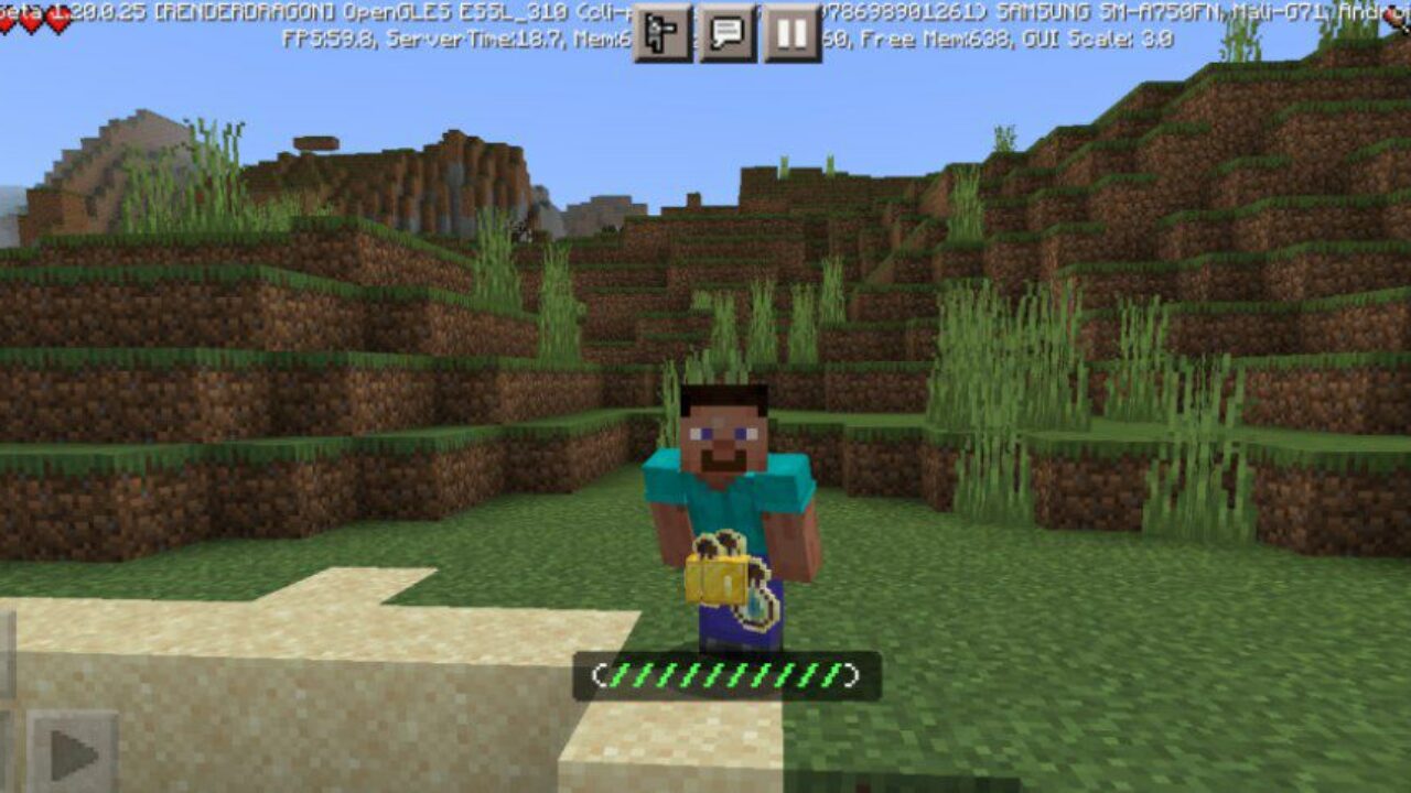 Survival Mode from Dropping Items Mod for Minecraft PE