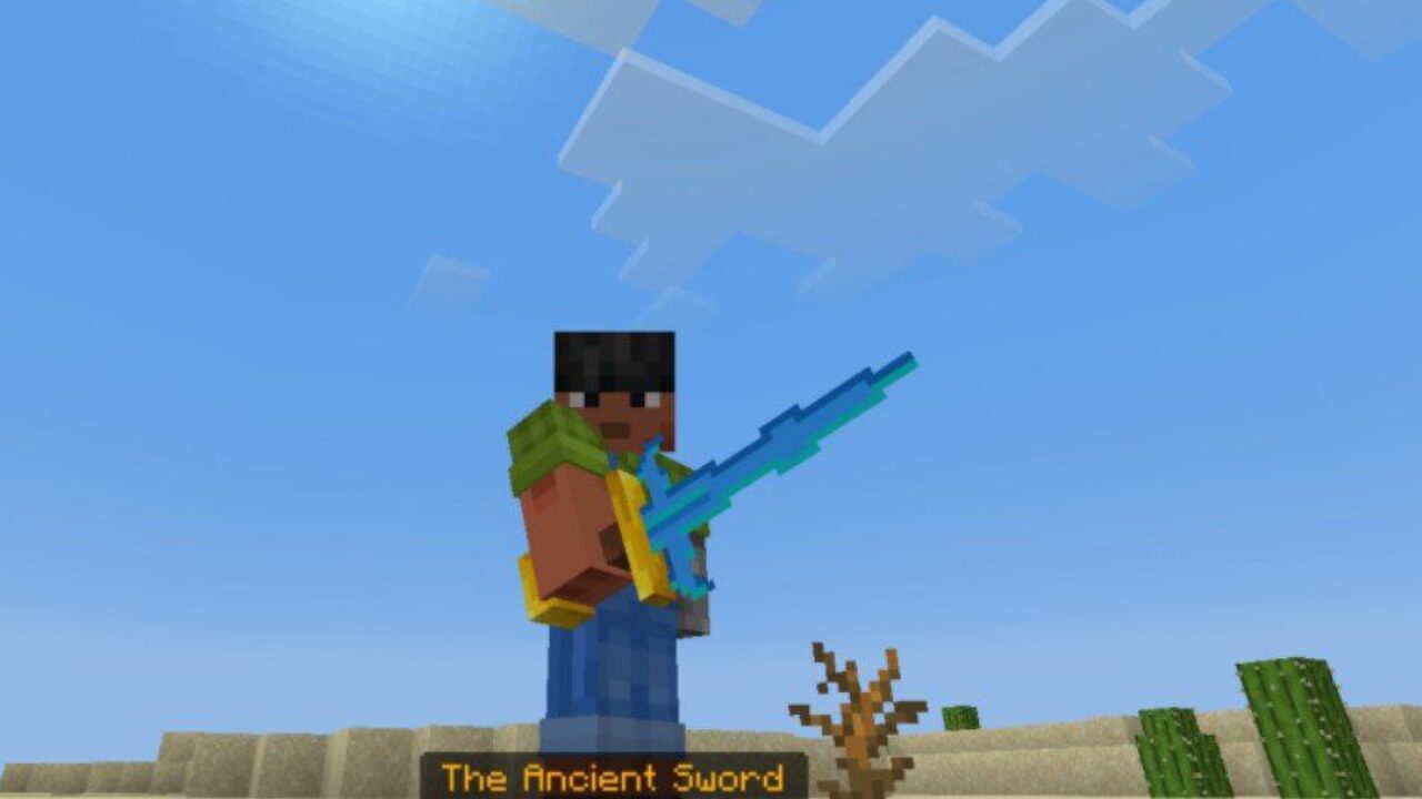 Sword from Hyperryfts Weapon Mod for Minecraft PE