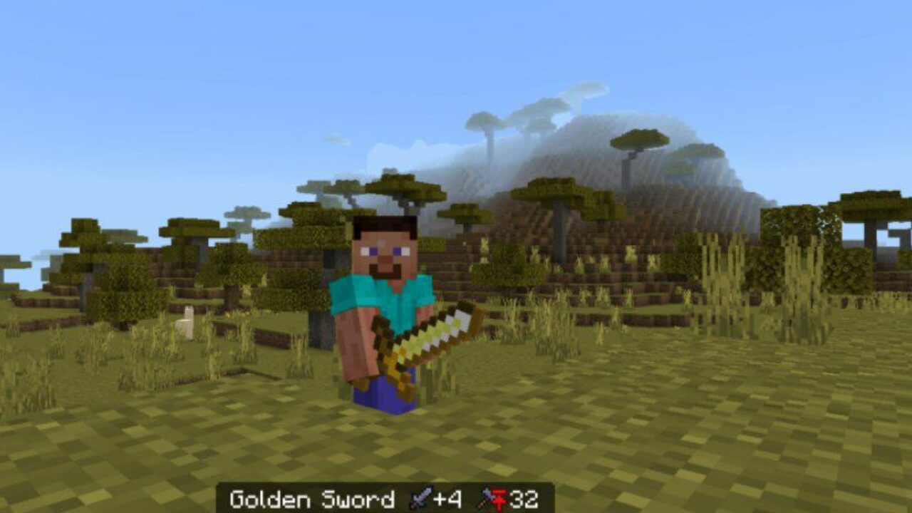 Sword from Item Description Mod for Minecraft PE