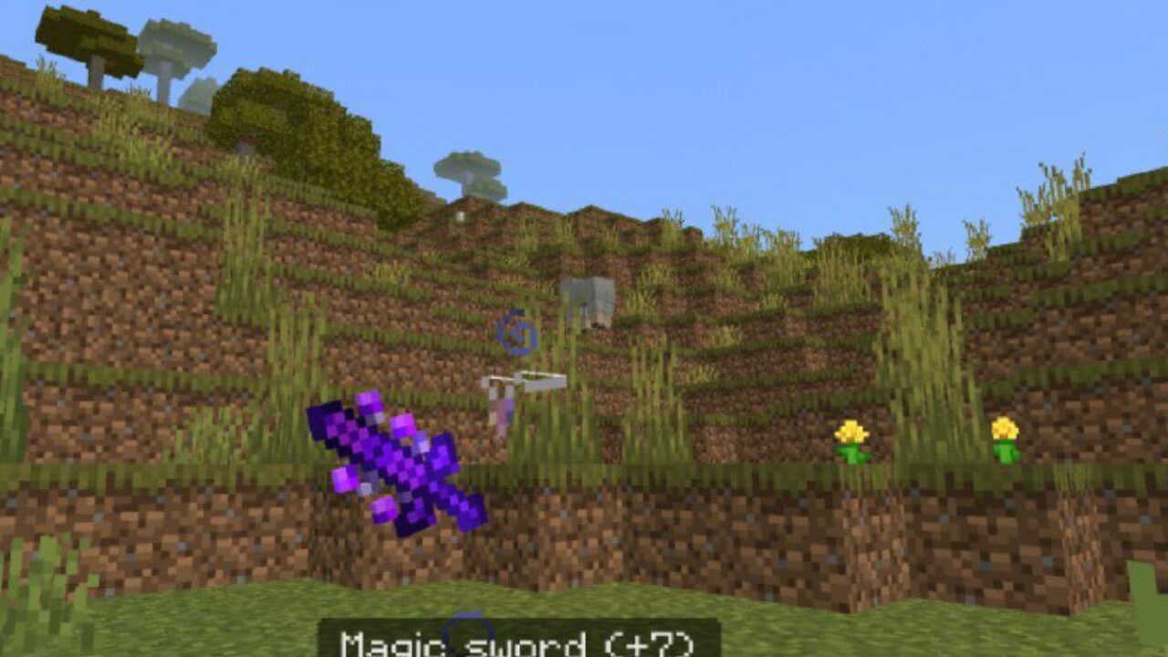 Sword from Magic like Edison Mod for Minecraft PE