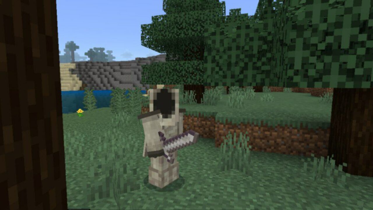 Sword from Phantom Equipment Mod for Minecraft PE