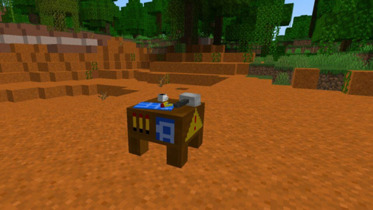 Table from House Drawing Mod for Minecraft PE