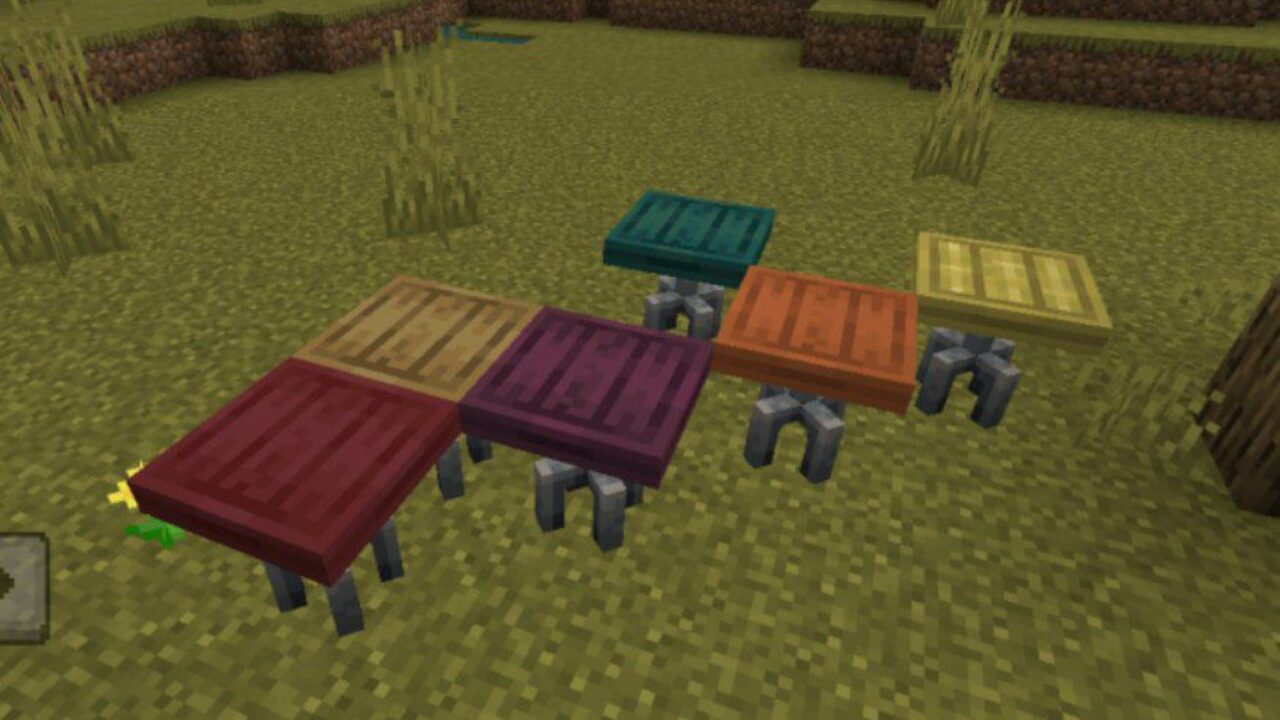 Tables from DecoDrop Mod for Minecraft PE