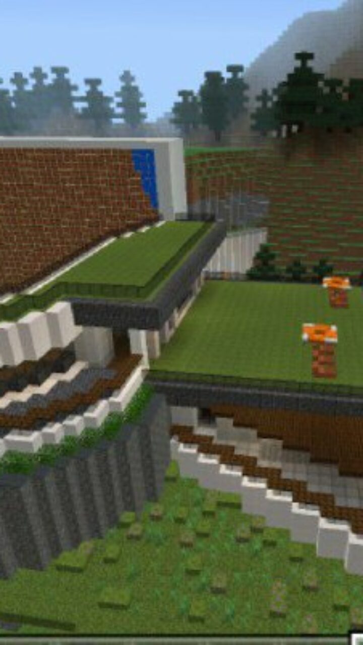 Top View from Lance Ville Map for Minecraft PE