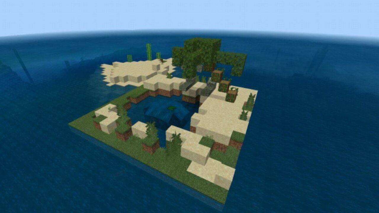 Treasure Island from Island Survival Mod for Minecraft PE