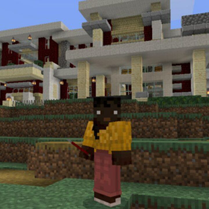 Two Houses Map for Minecraft PE