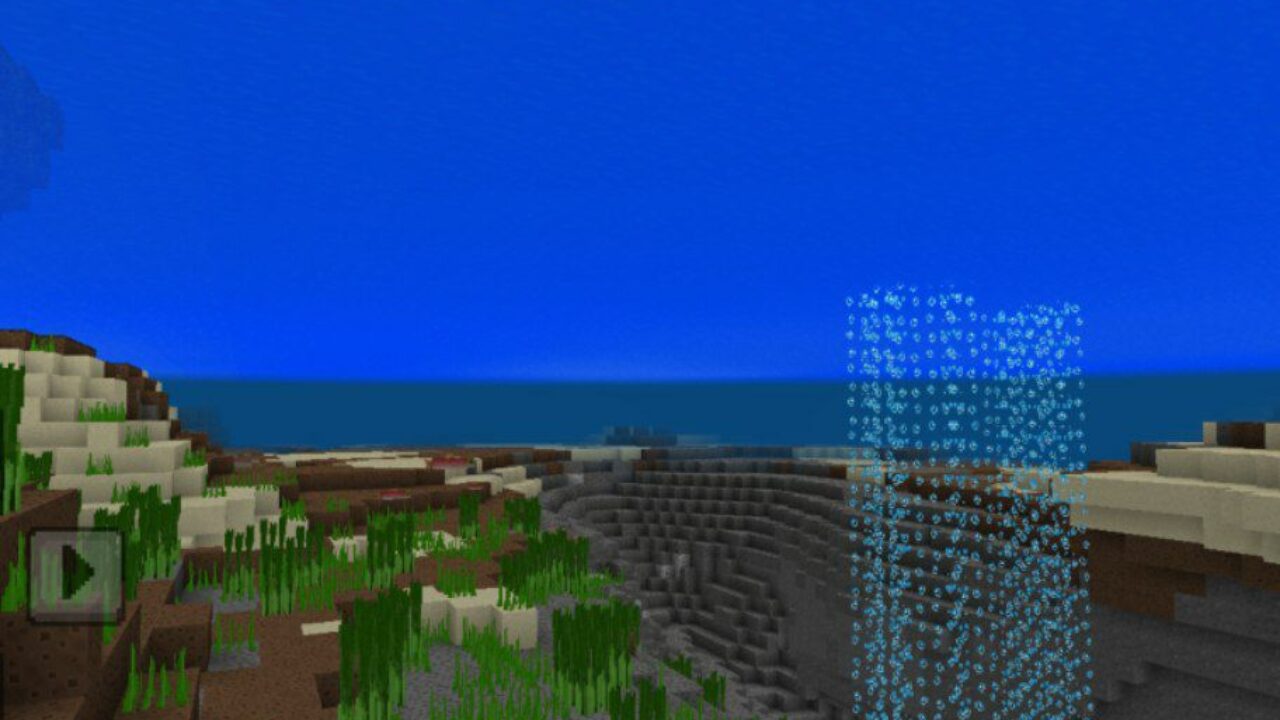 Underwater from RTX Texrure Pack for Minecraft PE