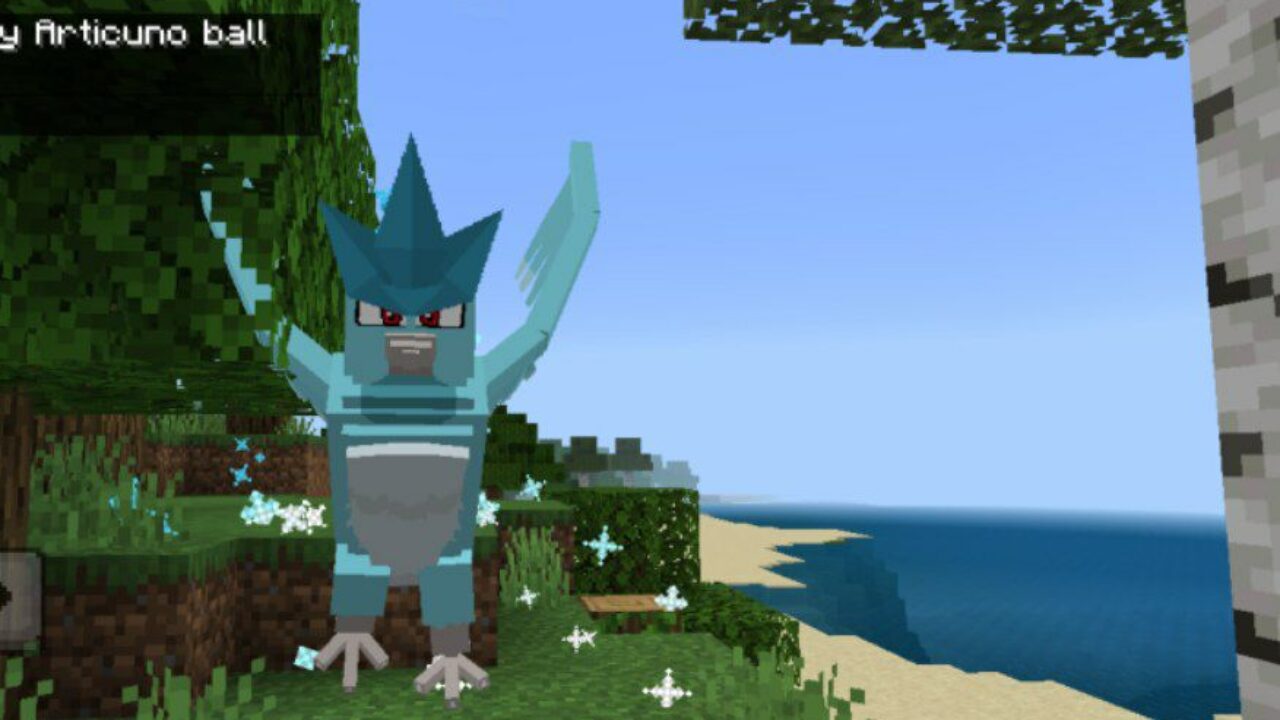 Articuno from Pokemod Mod for Minecraft PE