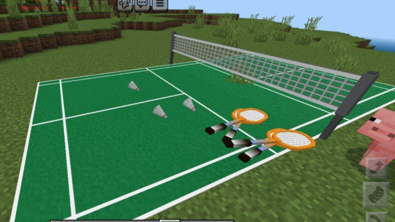 Badminton from Soccer Mod for Minecraft PE