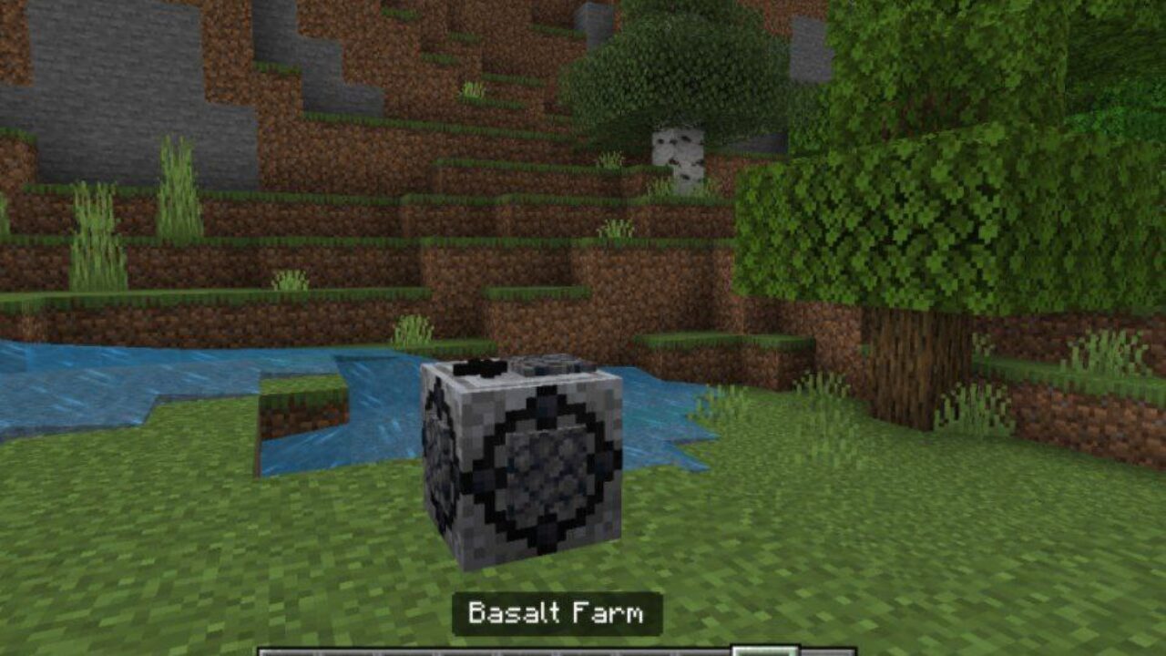 Basalt from Insta Farm Mod for Minecraft PE