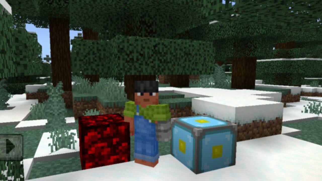 Blocks from Nether Reactor Mod for Minecraft PE