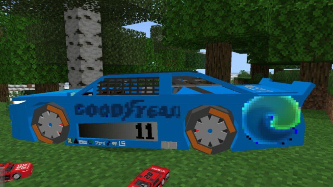 Blue from Nascar Mod for Minecraft PE