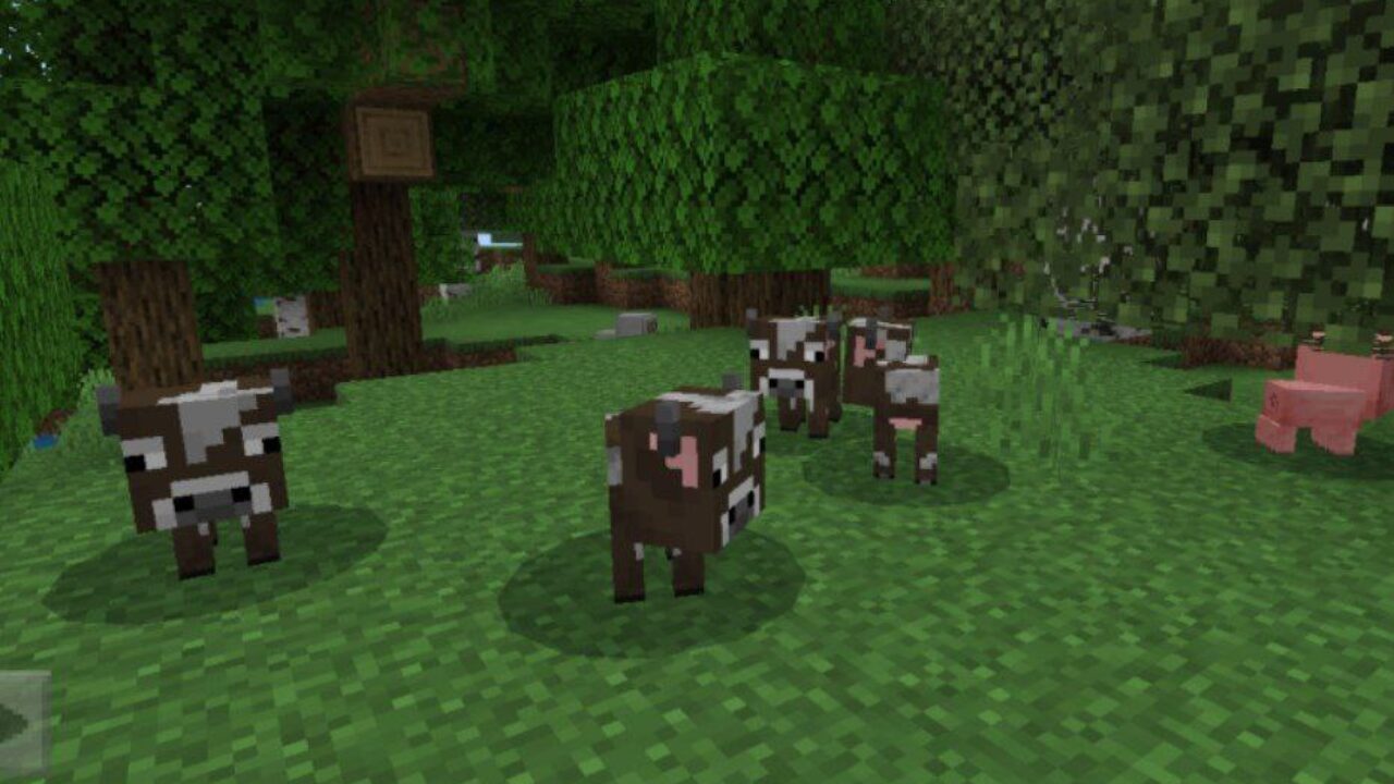 Cow from Baby Mobs Texture Pack for Minecraft PE