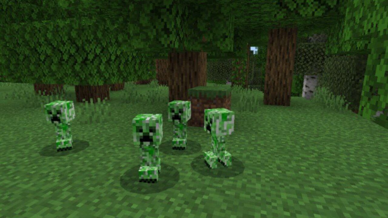 Creeper from Baby Mobs Texture Pack for Minecraft PE