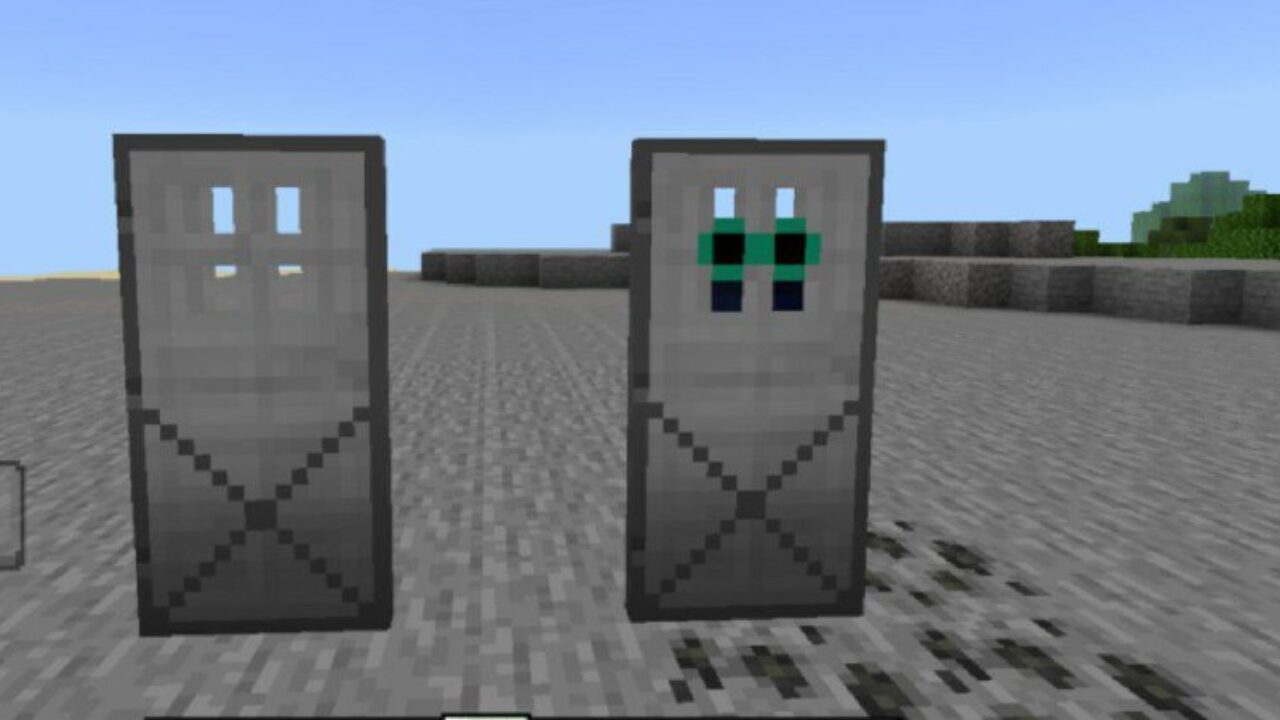 Doors from Building Blocks Mod for Minecraft PE