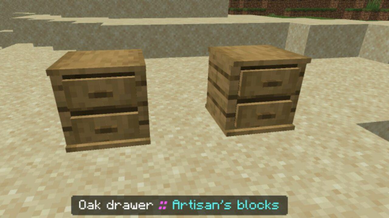 Drawer from Carpenter Mod for Minecraft PE