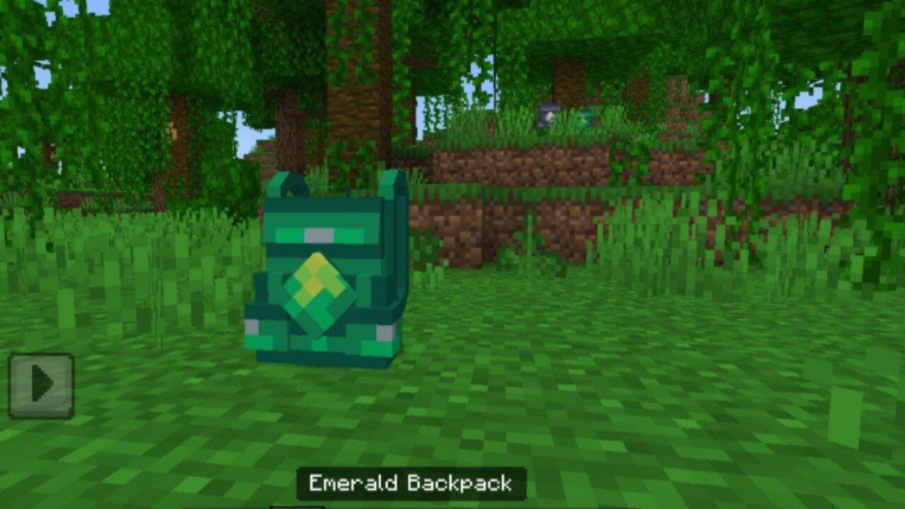 Emerald from Simple Backpacks Mod for Minecraft PE