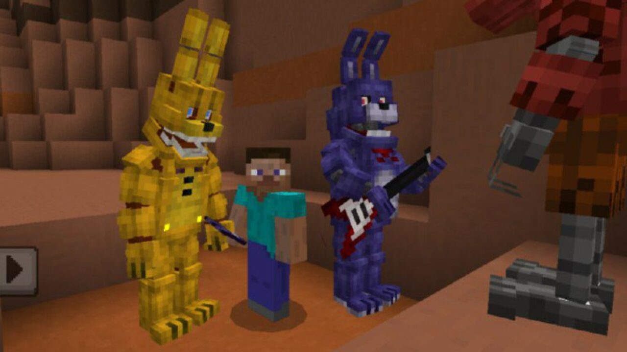 FNAF Blocks Mod for Minecraft PE