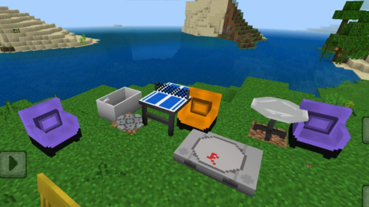 Furniture from Props Mod for Minecraft PE