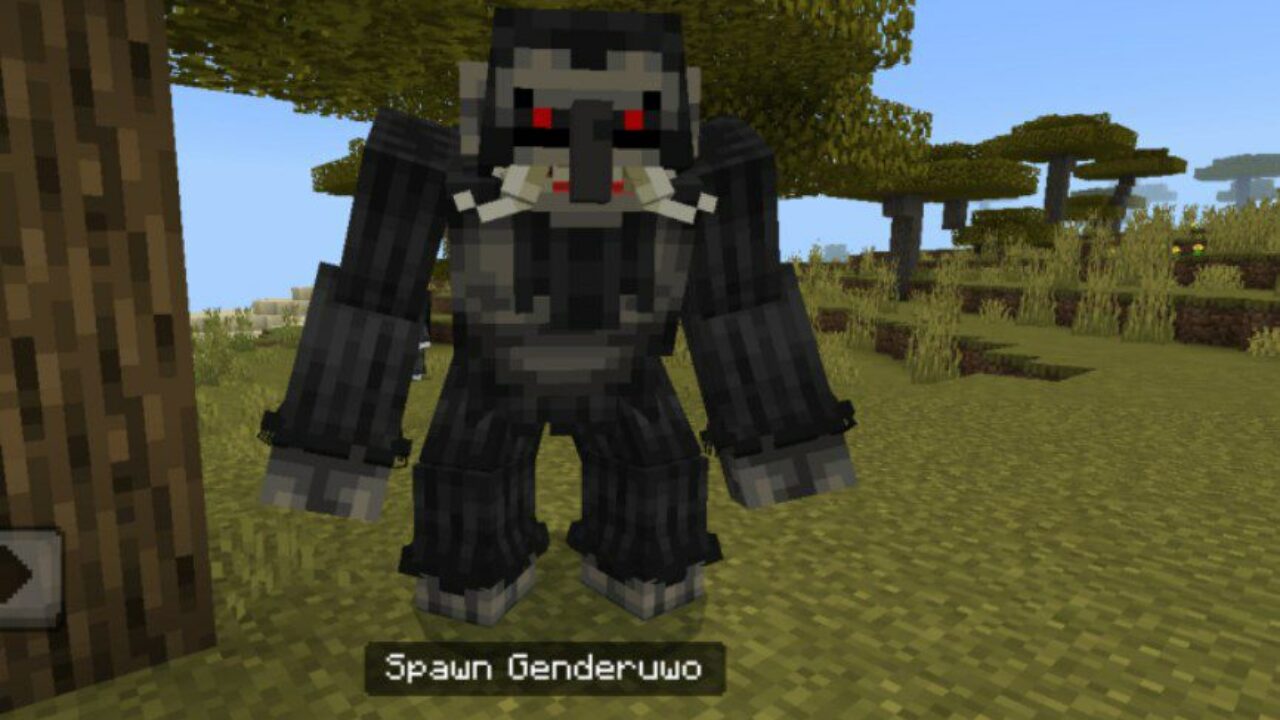 Genderuwo from Indonesian Ghost Mod for Minecraft PE