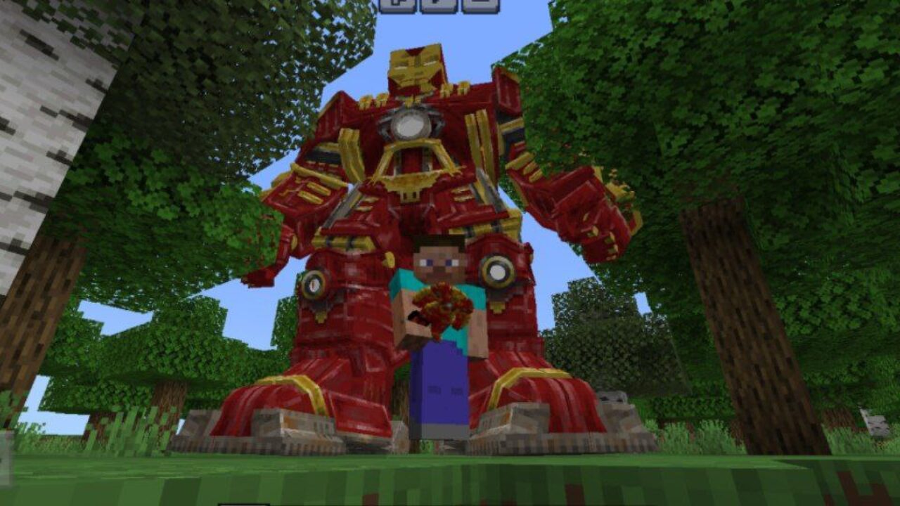 Hulk Buster Mod for Minecraft PE