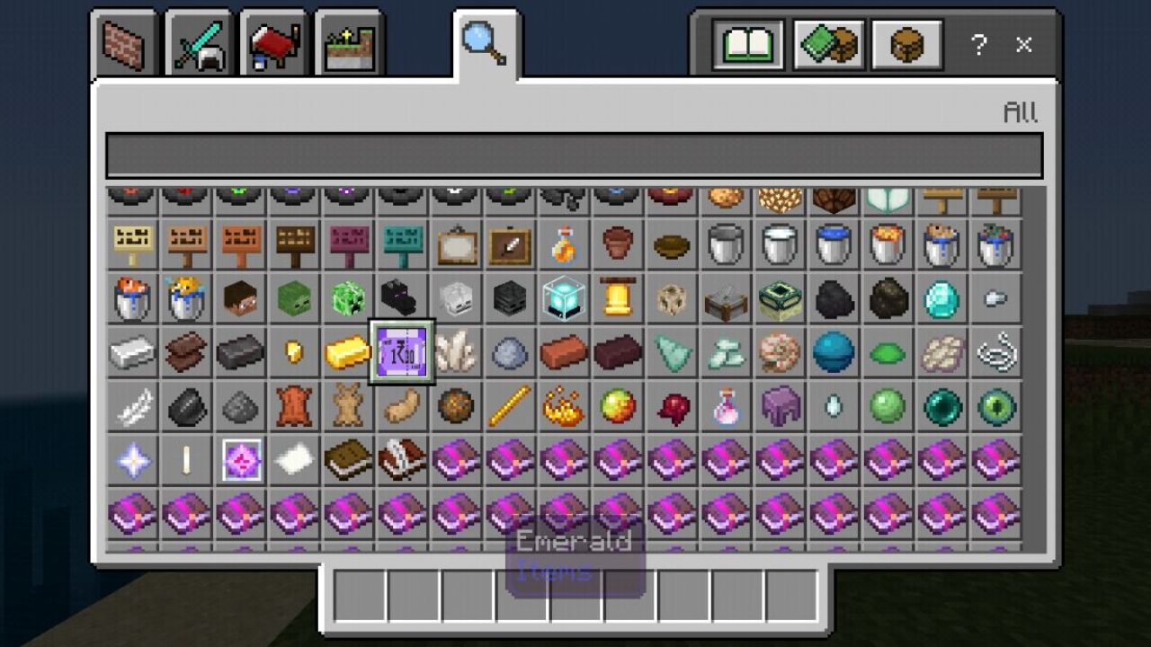 Inventory from Indian Money Mod for Minecraft PE