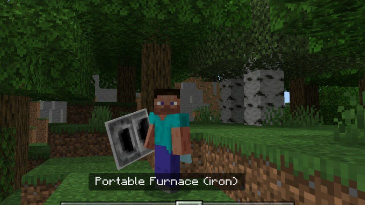 Iron from Furnace Mod for Minecraft PE