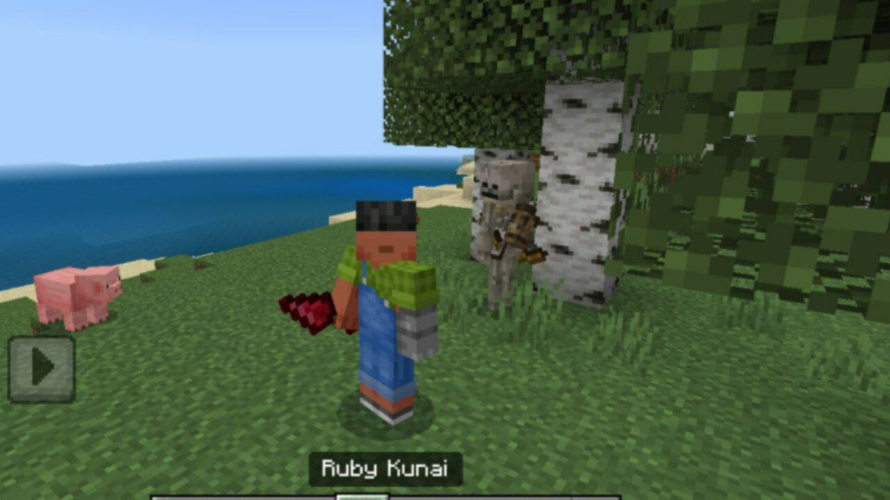 Kunai from Tinkers Legacy Reforged Mod for Minecraft PE