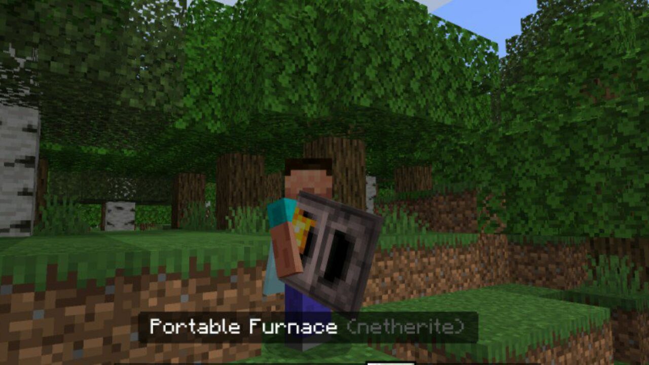 Netherite from Furnace Mod for Minecraft PE