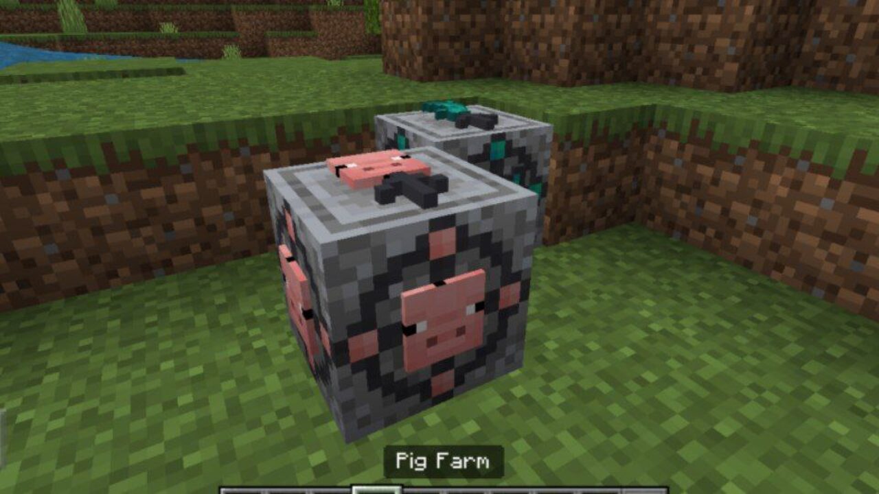 Pig from Insta Farm Mod for Minecraft PE