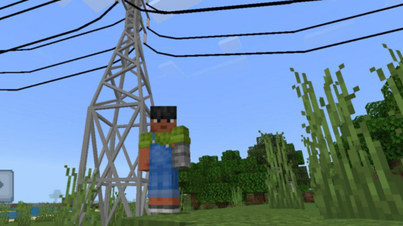 Power Lines Mod for Minecraft PE