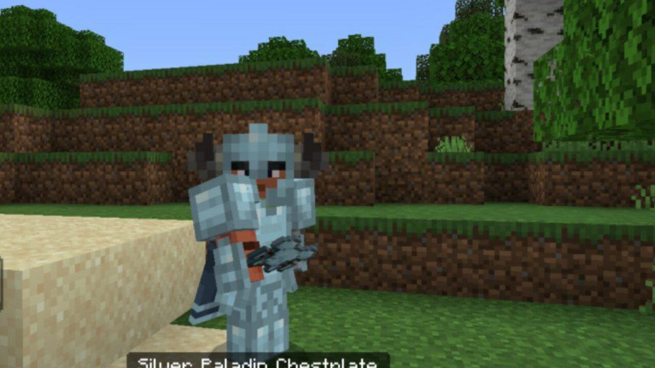 Silver from Tinkers Legacy Armory Mod for Minecraft PE