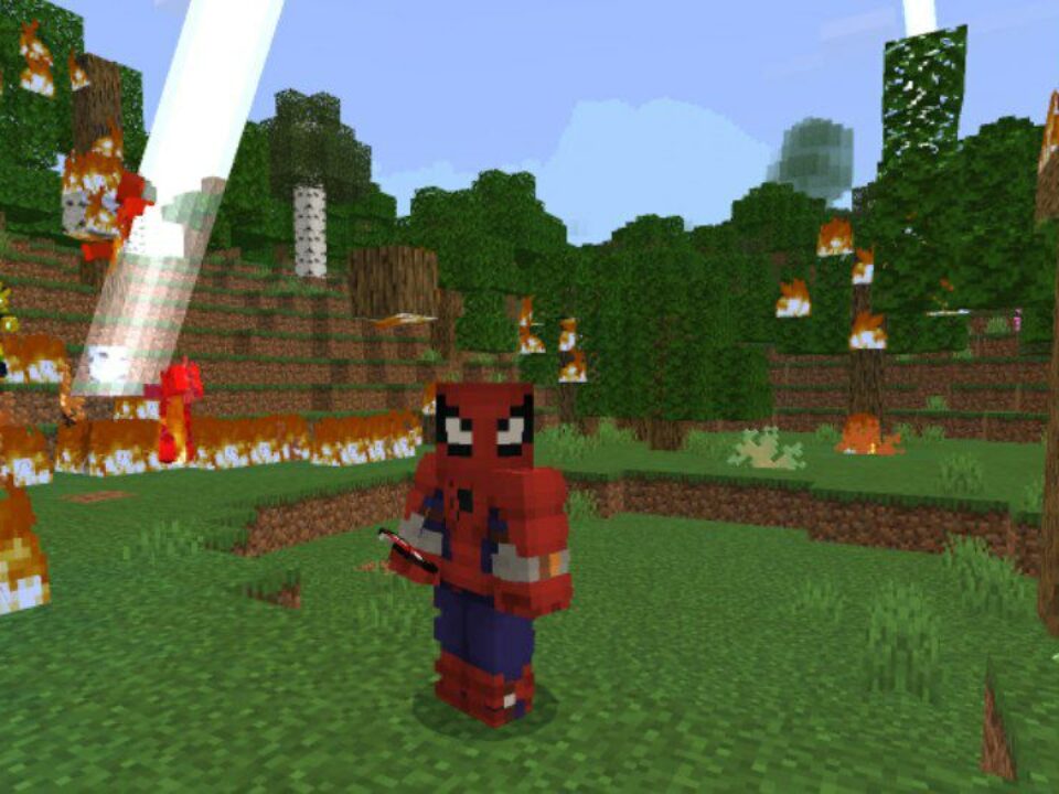 Spiderman 2 Mod for Minecraft PE