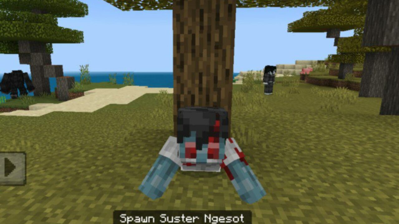 Suster Ngesot from Indonesian Ghost Mod for Minecraft PE