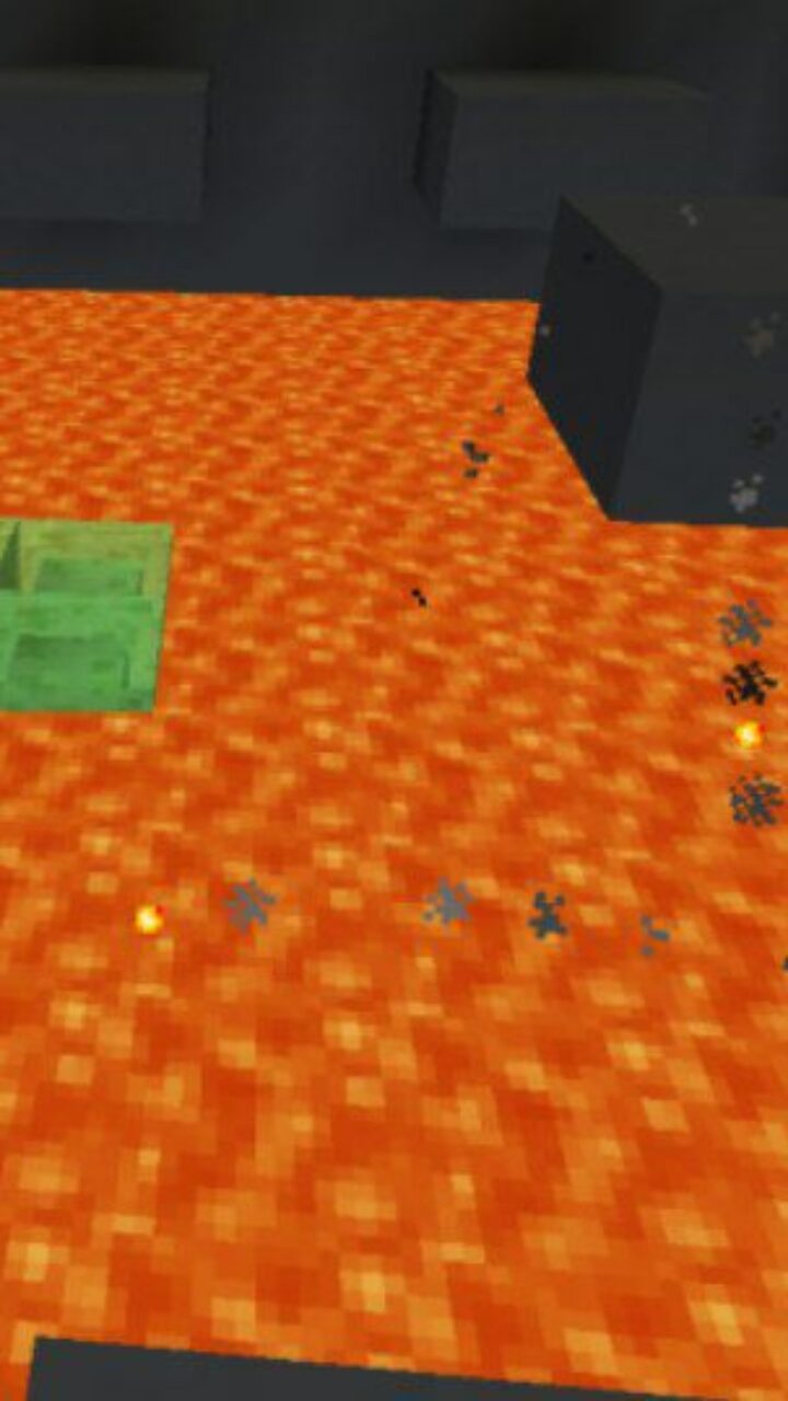 Terrritory from Lava Escape Map for Minecraft PE