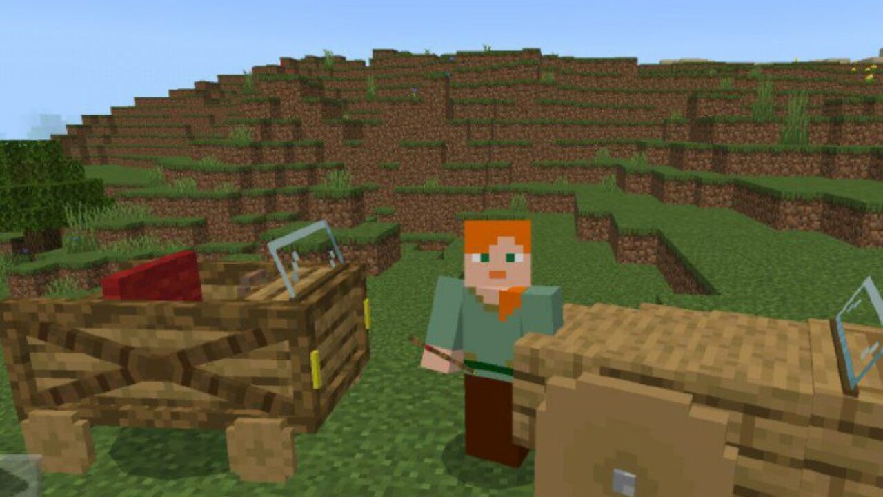 Wooden from Wheel Mod for Minecraft PE