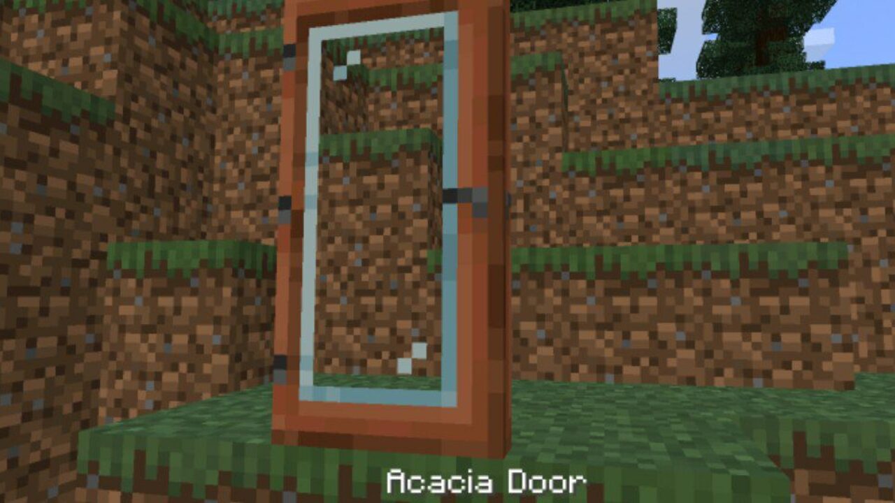 Acacia Door from Fragiles Texture Pack for Minecraft PE