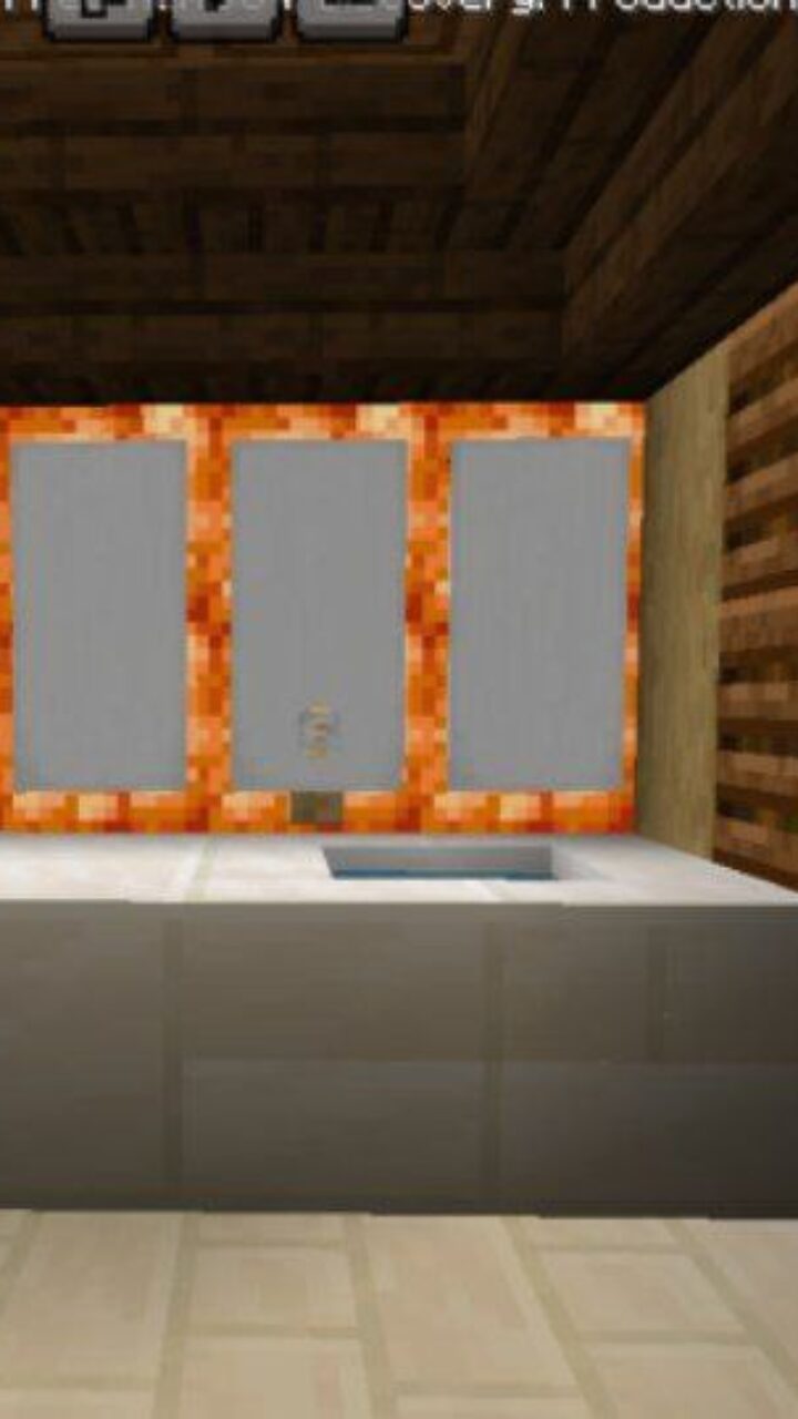 Bathroom from Underwater House Map for Minecraft PE